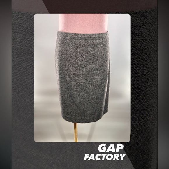 EUC Gap Factory Stretch Tweed Pencil Skirt - Picture 1 of 8